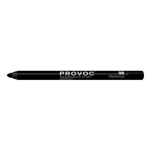 Карандаш для глаз PROVOC Gel Eye Liner Угольно-черный в Магнит Косметик