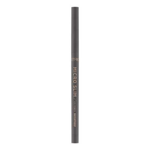 Контур для глаз CATRICE Micro Slim Eye Pencil Waterproof, 020 Серый в Магнит Косметик