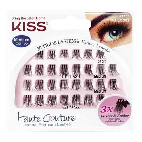 Накладные ресницы KISS Haute Couture Trio Lashes 30 шт 12-575 в Магнит Косметик