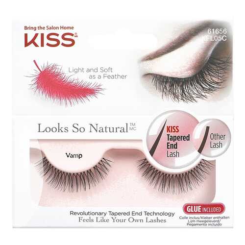 Накладные ресницы KISS Looks so Natural Eyelashes Vamp (KFL05C) 2 шт в Магнит Косметик