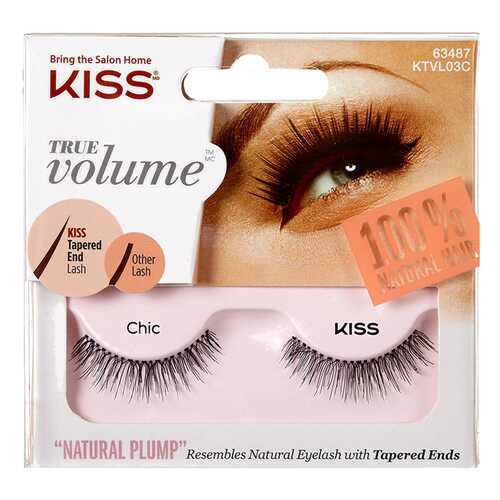 Накладные ресницы KISS True Volume Lash Chic (KTVL03C) 2 шт в Магнит Косметик