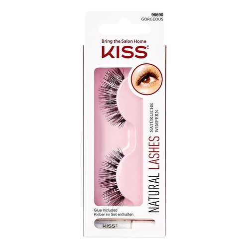 Накладные ресницы KISS Wimpers Natural Gorgeous False Lashes 2 шт в Магнит Косметик