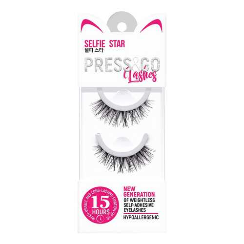 Накладные ресницы Selfie Star Press&Go Saturday T6 2 шт в Магнит Косметик