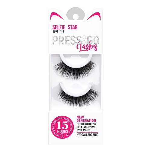 Накладные ресницы Selfie Star Press&Go Sunday T9 2 шт в Магнит Косметик