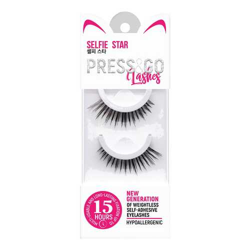 Накладные ресницы Selfie Star Press&Go Thursday T3 2 шт в Магнит Косметик