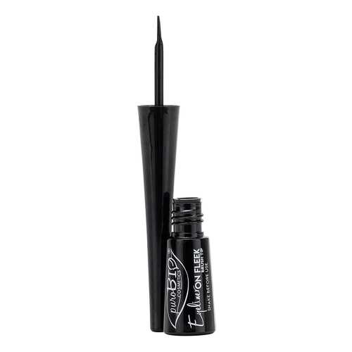 Подводка для глаз PuroBio Eyeliner On Fleek Brush Tip Black 3 мл в Магнит Косметик