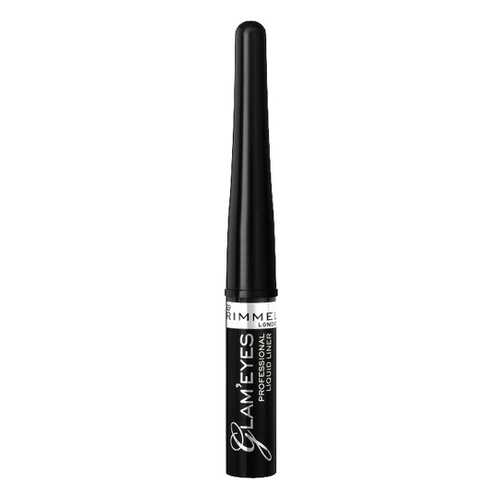 Подводка для глаз RIMMEL Glam'Eyes Professional Liquid Liner, тон №001 в Магнит Косметик