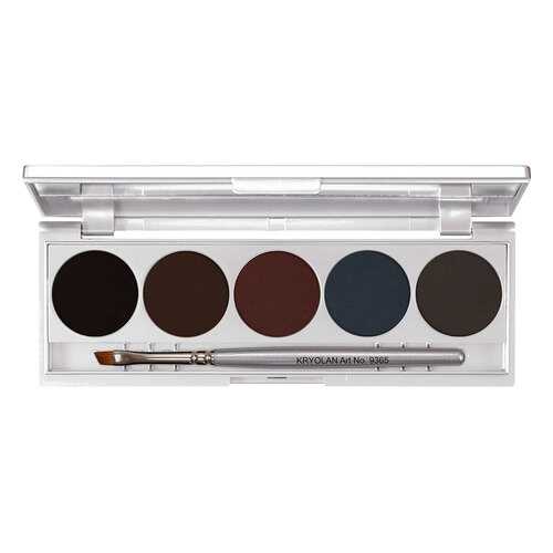 Подводка в палитре 5 цв./Cake Eye liner Set 5 colors 7,5 гр. (Цв: 1)/Kryolan/5329-1 в Магнит Косметик