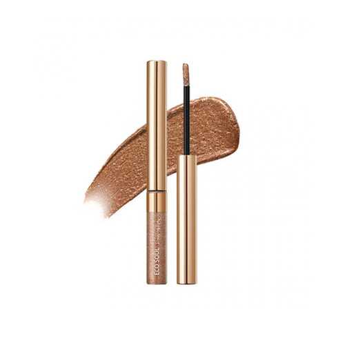 Тени для глаз сияющие Eco Soul Sparkling Eye BR01 Cafe Crema 2,7гр в Магнит Косметик