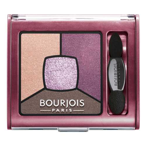 Тени для век Bourjois Smoky Stories Quad Eyeshadow Palette 15 Brilliant Prunette в Магнит Косметик