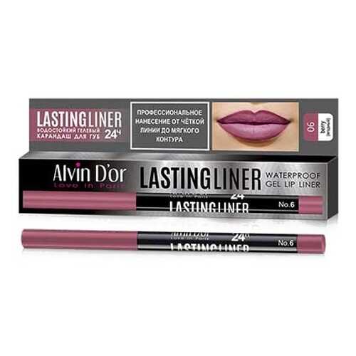 Карандаш для губ Alvin D`or Lastingliner, тон 06 в Магнит Косметик