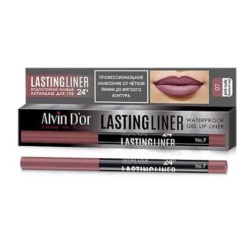 Карандаш для губ Alvin D`or Lastingliner, тон 07 в Магнит Косметик