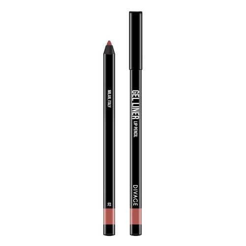 Карандаш для губ Divage Gel Liner №02 2 г в Магнит Косметик