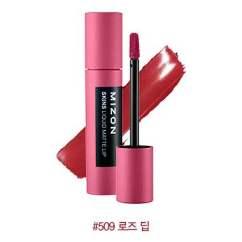 Помада Mizon Skins Liquid Matte Lip тон 509 Deep Rose 6 мл в Магнит Косметик