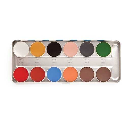 Аквагрим в палитре 12 цв./Aquacolor Palette 12 Col. 40 мл. (Цв: B)/Kryolan/1104-B в Магнит Косметик