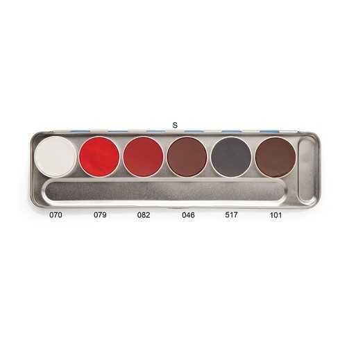 Аквагрим в палитре 6 цв./Aquacolor Palette 6 Col. 20 мл., Цв: S/Kryolan/1107-S в Магнит Косметик