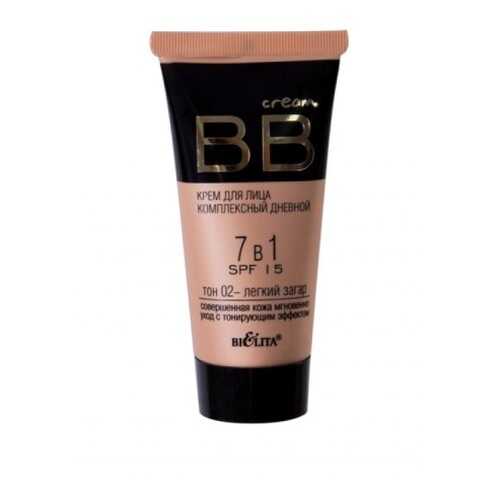 BB крем Белита комплексный дневной 7 в 1 SPF 15 тон 02 легкий загар 30 мл в Магнит Косметик