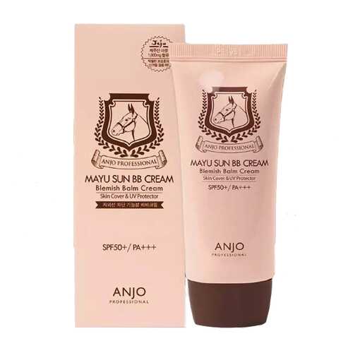 BB крем для лица ANJO Professional с лошадиным маслом Mayu Sun BB Cream SPF 50+50 мл в Магнит Косметик