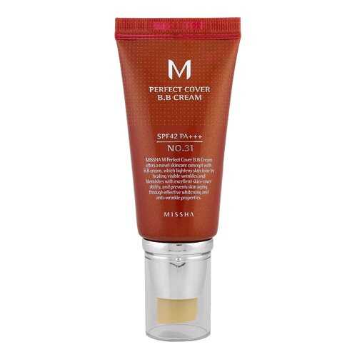 BB средство Missha M Perfect Cover BB Cream 31 Golden Beige 50 мл в Магнит Косметик