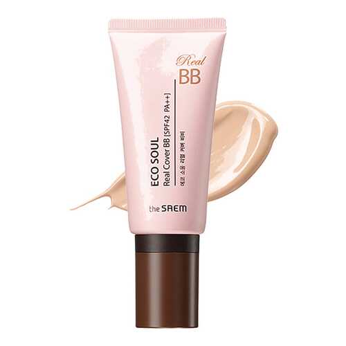 BB средство The Saem Eco Soul Real Cover BB 21 Light Beige 45 г в Магнит Косметик