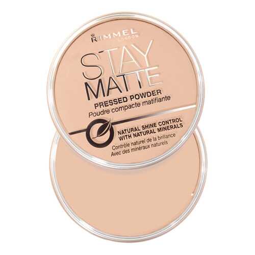 Cпресованная пудра RIMMEL Stay Matte, тон №006 Champagne в Магнит Косметик