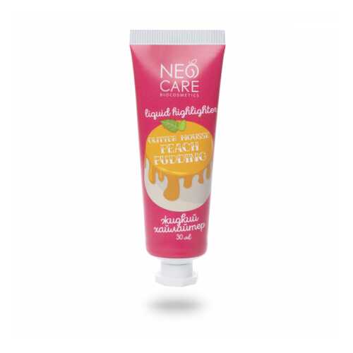 Хайлайтер Glitter mousse peach pudding, жидкий Neo Care 30 мл в Магнит Косметик