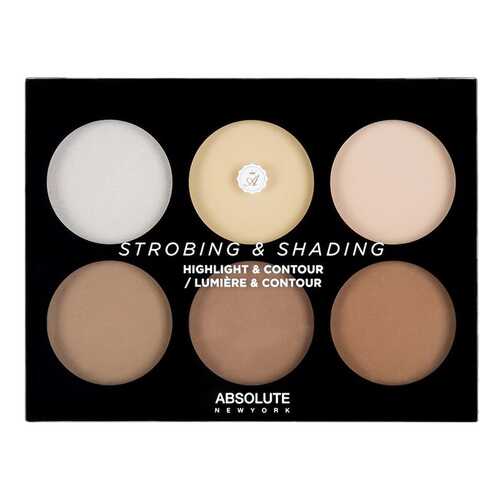 Корректор для лица Absolute New York Strobing and Shading Palette Light To Medium в Магнит Косметик