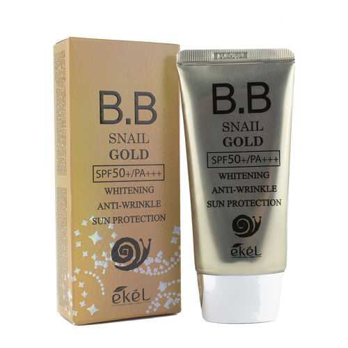 Крем BB солнцезащитный Ekel BB Cream Snail Gold SPF 50 PA ВВ 50 мл в Магнит Косметик