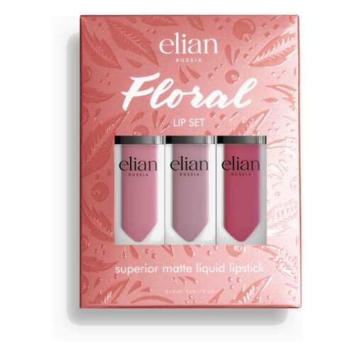 Набор жидких матовых помад Elian Russia Floral Lip Set в Магнит Косметик