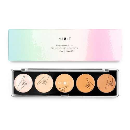 Палетка для контуринга лица Mixit Set it & Forget it Contour Palette кремовая 1,5х5 г в Магнит Косметик