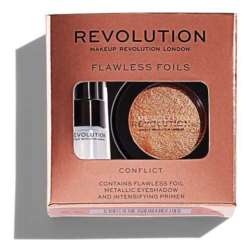 Праймер + тени для век Makeup Revolution Flawless Foils, Conflict в Магнит Косметик