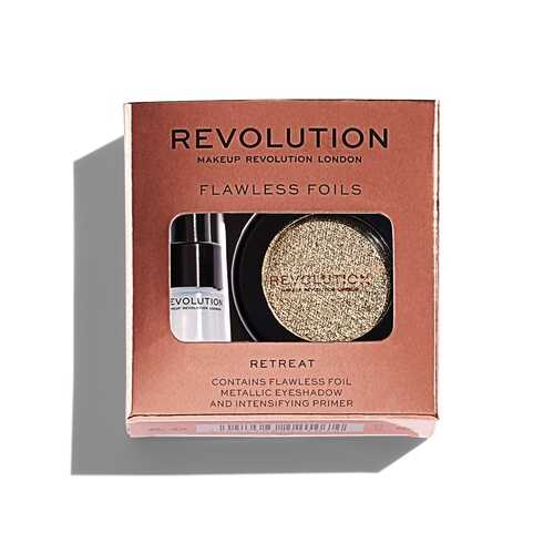 Праймер + тени для век Makeup Revolution Flawless Foils, Retreat в Магнит Косметик