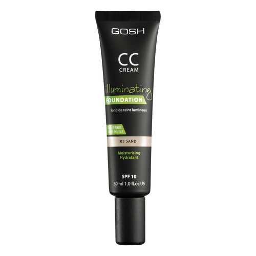СС средство Gosh CC Cream Illuminating Foundation 03 Sand 30 мл в Магнит Косметик