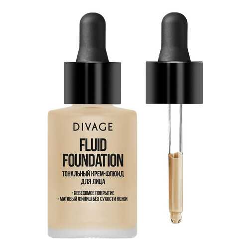 Тональный крем Divage Fluid Foundation № 01 30 мл в Магнит Косметик