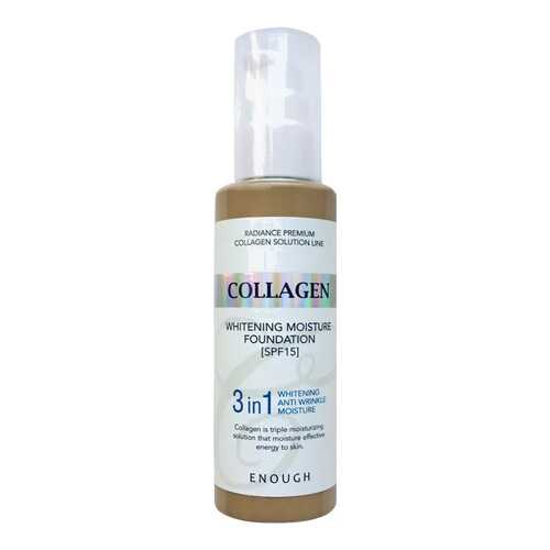 Тональный крем Enough Collagen Whitening Moisture Foundation SPF15 3 in 1 21 100 мл в Магнит Косметик