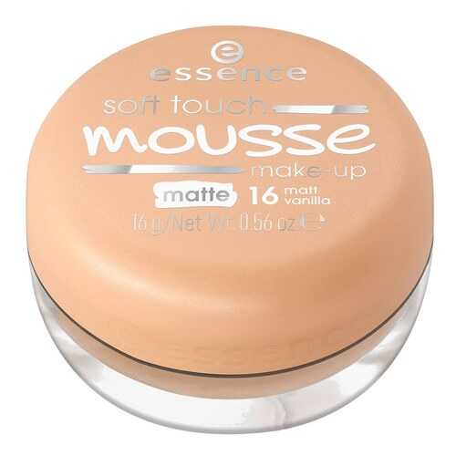 Тональный крем essence Soft touch mousse 16 matt vanilla 16 г в Магнит Косметик