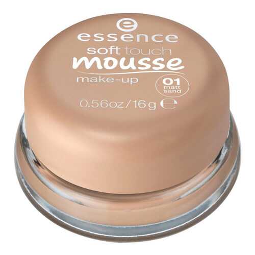 Тональный крем essence Soft Touch Mousse Make-up 01 Matt Sand 16 г в Магнит Косметик