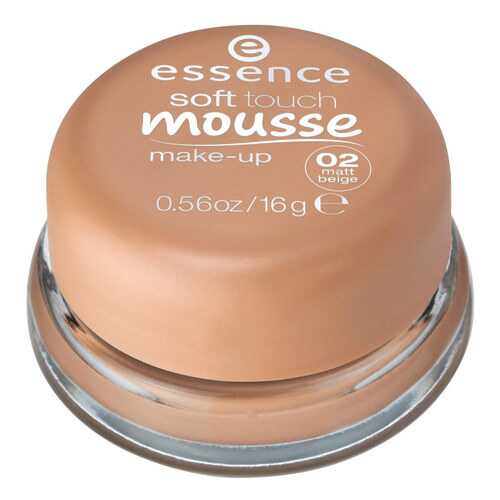 Тональный крем essence Soft Touch Mousse Make-up 02 Matt Beige 16 г в Магнит Косметик