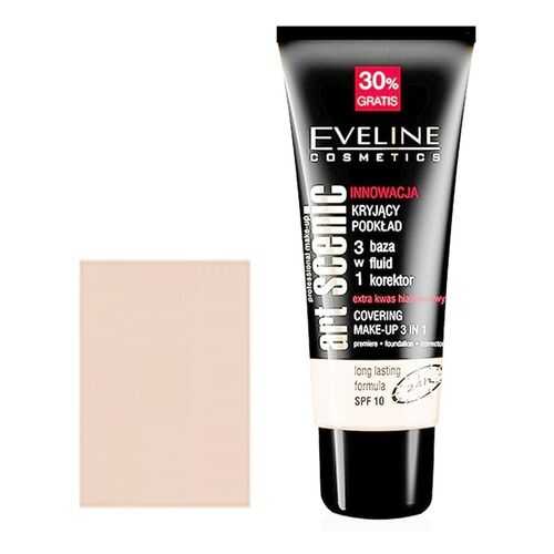 Тональный крем Eveline Art professional make up 3 в 1 слоновая кость, 30 мл в Магнит Косметик