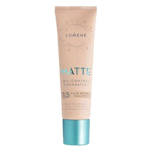 Тональный крем Lumene Matte Oil-control Foundation 1.5 Fair Beige 30 мл в Магнит Косметик