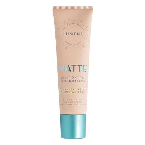 Тональный крем Lumene Matte Oil-control Foundation 1 Classic Beige 30 мл в Магнит Косметик