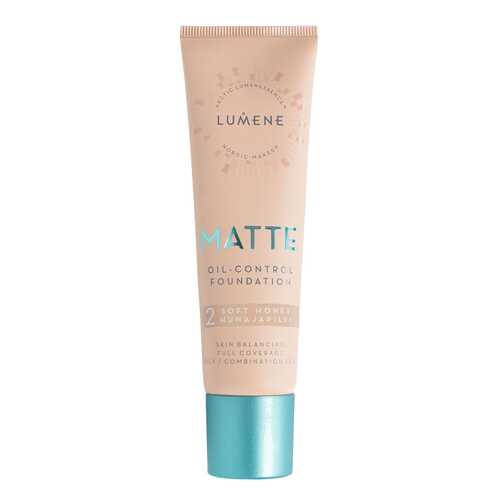 Тональный крем Lumene Matte Oil-control Foundation 2 Soft Honey 30 мл в Магнит Косметик