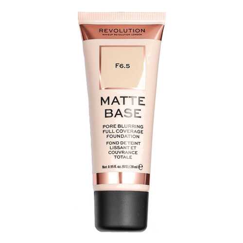 Тональный крем Makeup Revolution Matte Base Foundation F6.5 в Магнит Косметик