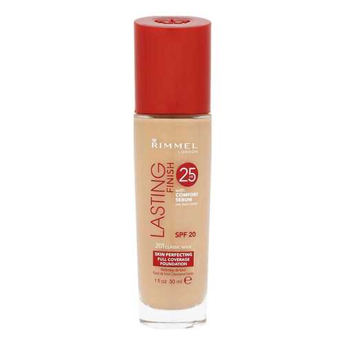 Тональный крем Rimmel Lasting Finish with Comfort Serum тон 201 30 мл в Магнит Косметик