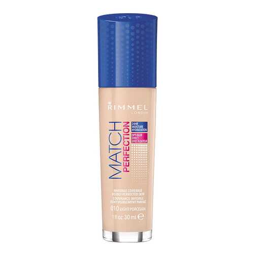 Тональный крем Rimmel Match Perfection Foundation 10 Light Porcelain 30 мл в Магнит Косметик