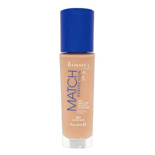 Тональный крем Rimmel Match Perfection Foundation SPF18 201 Classic Beige 30 мл в Магнит Косметик