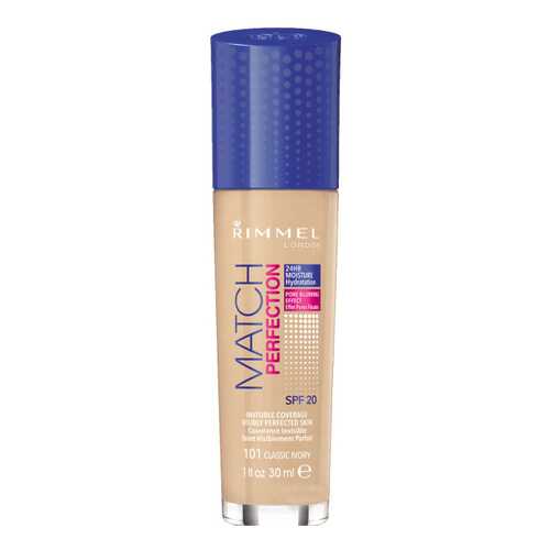 Тональный крем Rimmel Match Perfection Foundation тон 101 30 мл в Магнит Косметик