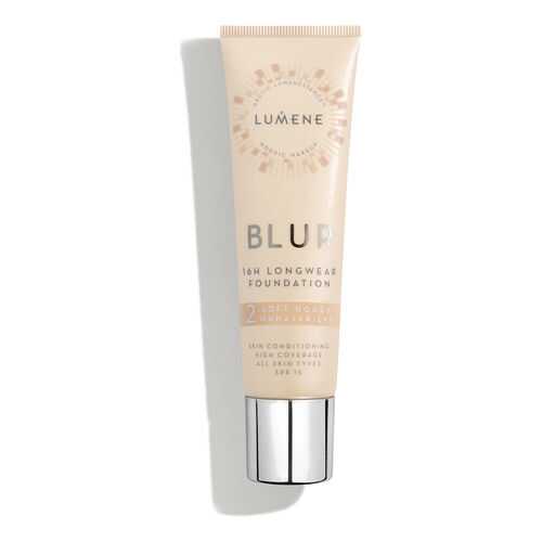 Устойчивый тональный крем Blur 16 часов SPF 15 Lumene, оттенок 2 Soft Honey, 30 мл в Магнит Косметик