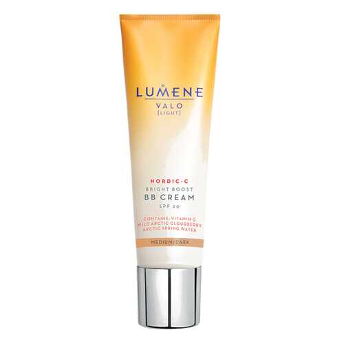 ВВ средство Lumene Valo Bright Boost BB Cream SPF 20 Medium/Dark 30 мл в Магнит Косметик