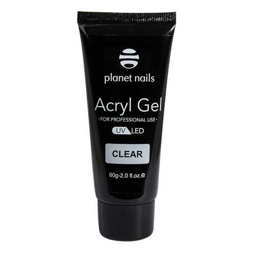 Гель Acryl Gel прозрачный, 60гр Planet Nails 139-11500 в Магнит Косметик